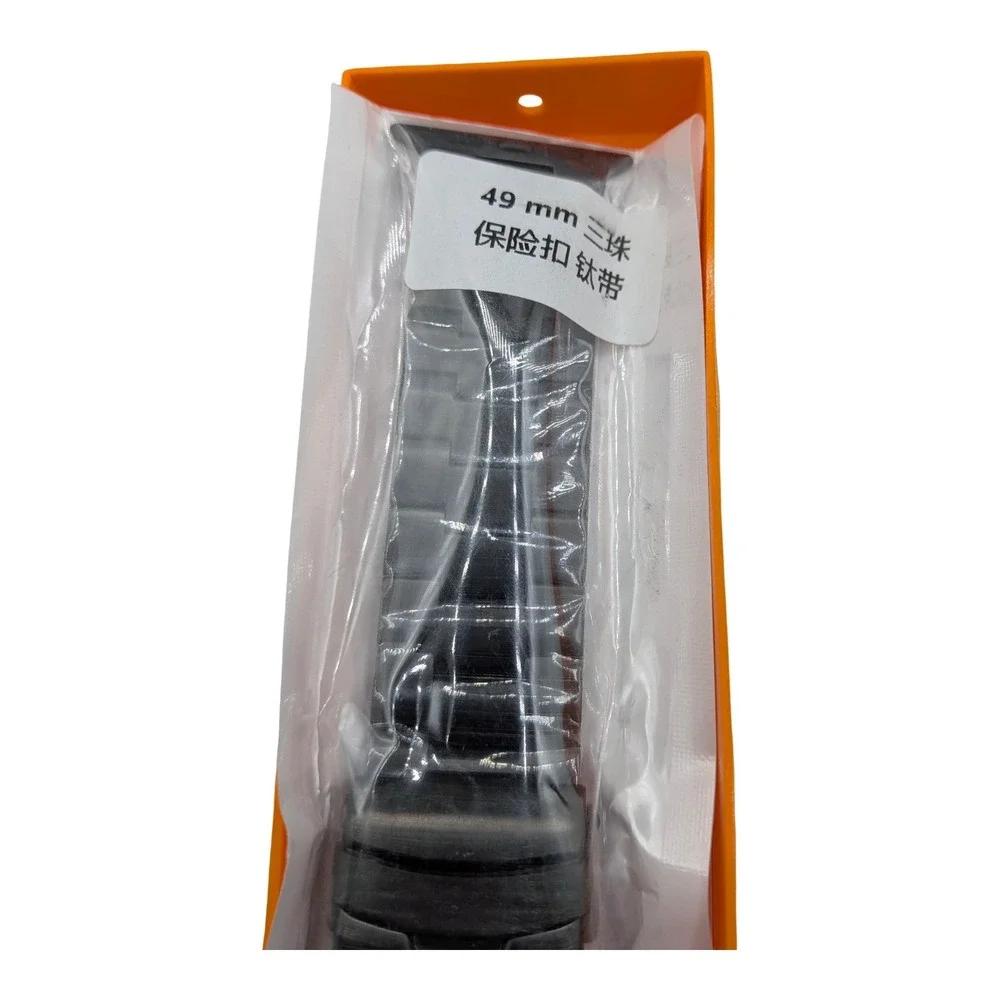 Titanium Black 49mm Smart Watch Strap for Apple Watch Ultra 26mm Band